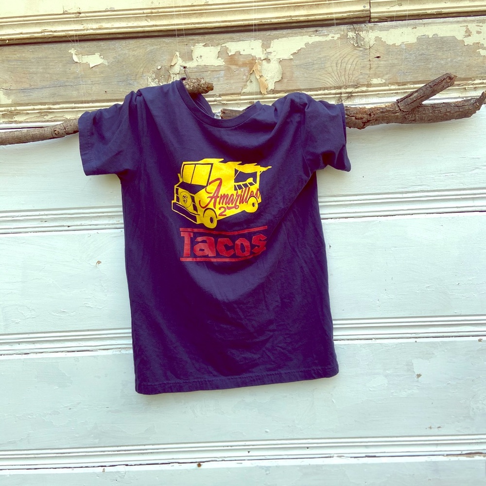 Blue Amarillo Tacos tee